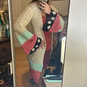 Handmade Butterfly Cardigan Demon Slayer Sinobu size M